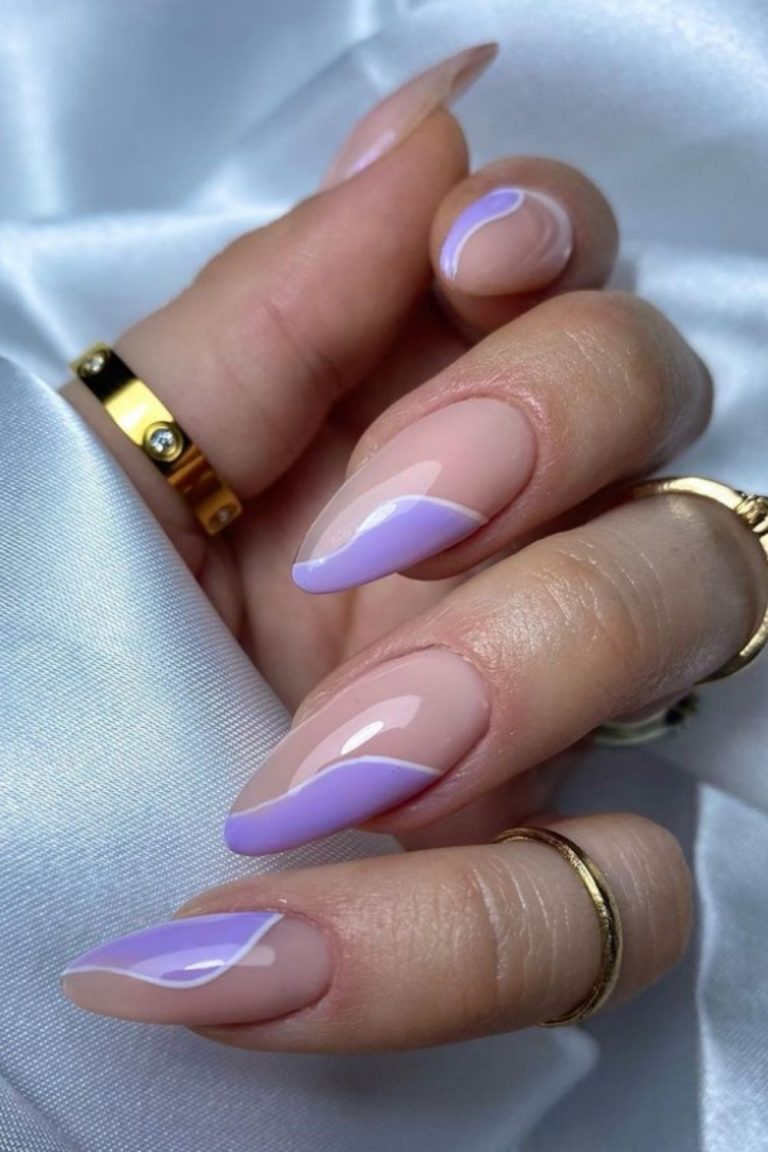 Trendy Almond Shaped Nail Art For Summer Nails