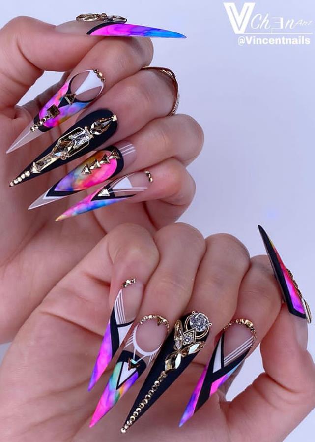 Don't Miss The New Trend Of Stiletto Nails Ideas Fashion In The Spring ...