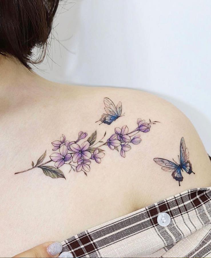 Download New Beginning Freedom Butterfly Tattoo Gif