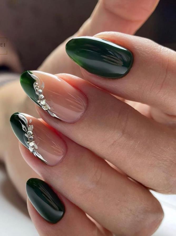 40 Clear Almond Nails Art Ideas,Inspiration For Your Beauty - Keep