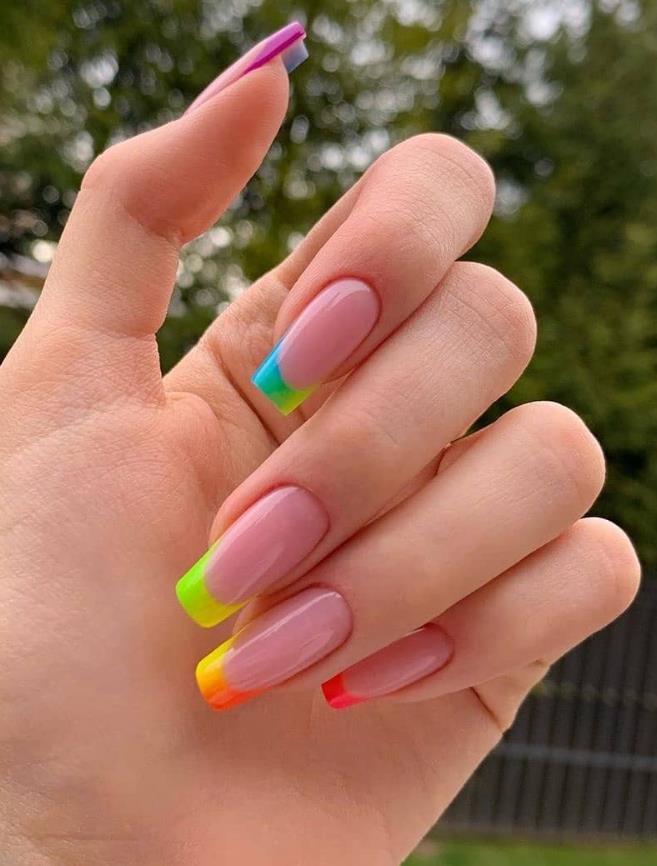 60 Beautiful Acrylic Pink Coffin Nails Art Ideas For Summer