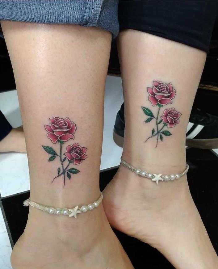 Female Rose Tattoo Design  , Beauty Is A Gesture