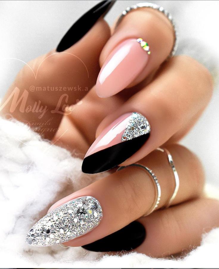 2021 Hot Popular Spring Almond Nail Ideas, Hurry To Change Your Nails ...