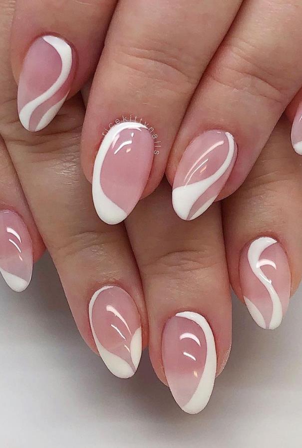 52 Amazing French Tip Nail Art Designs in the Summer of 2021 - Lilyart