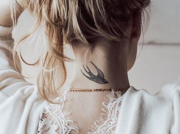 If You Don’t Know Where The Tattoo Is, Try The Back Neck Tattoo