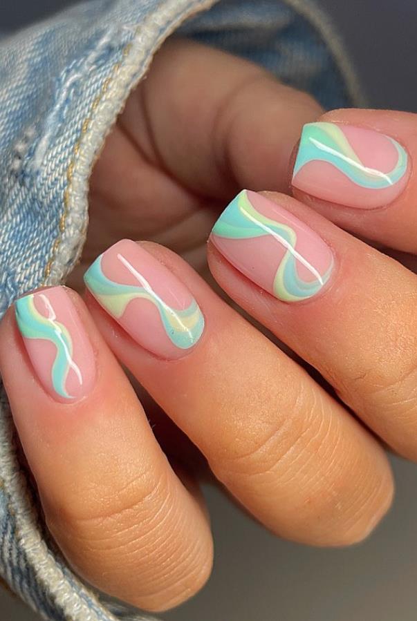 In The Summer, You Can Try These Short Nail Designs - Lilyart