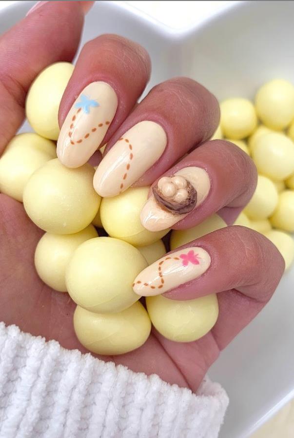 50 Cute and Easy Acrylic Easter Nail Designs to Try This Spring