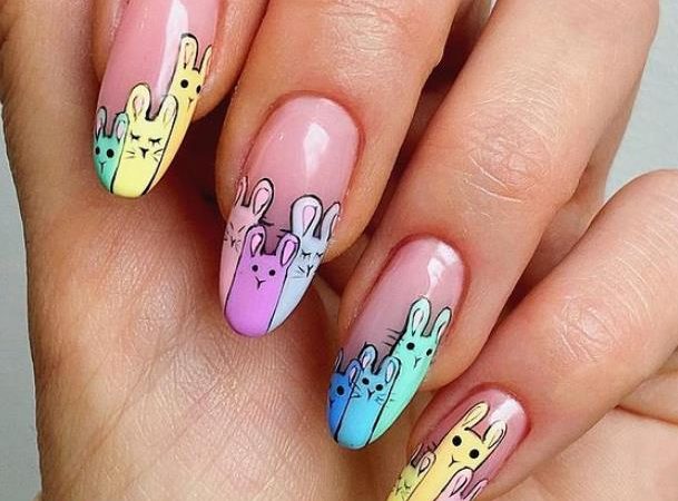 52 Cute Acrylic Easter Nail Design Ideas You Have to Try This Summer