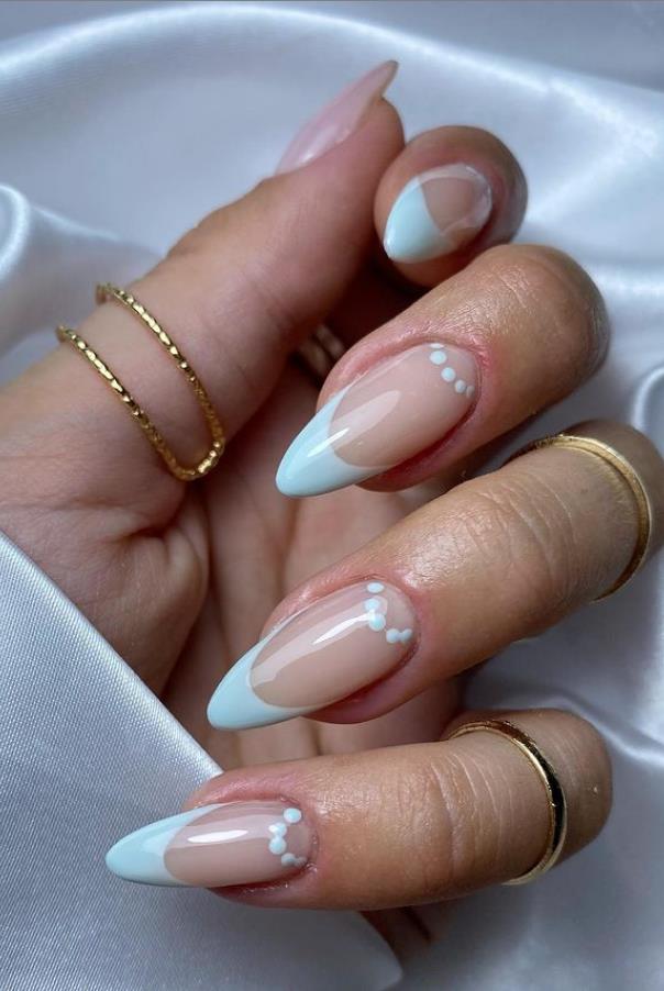 Classic French Nails 52 Amazing French Tip Nail Art Designs In The Summer Of 2021