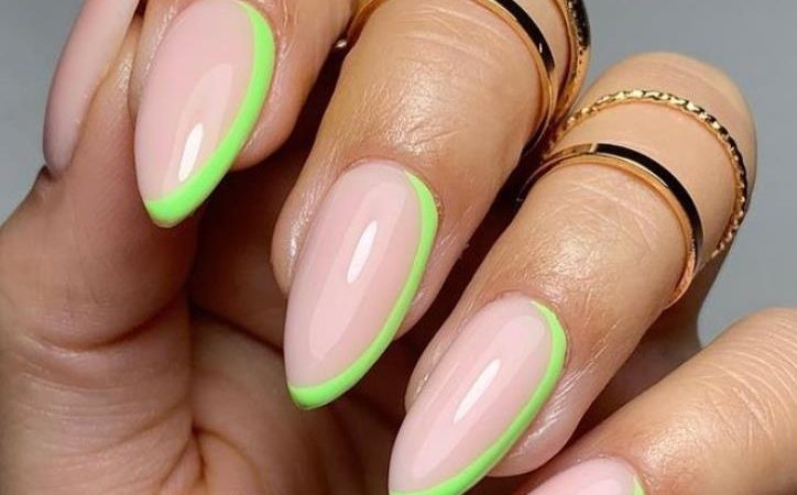 Fresh and Clean March Green  Acrylic Nail Ideas, Can Always Give People a Sense of Healing