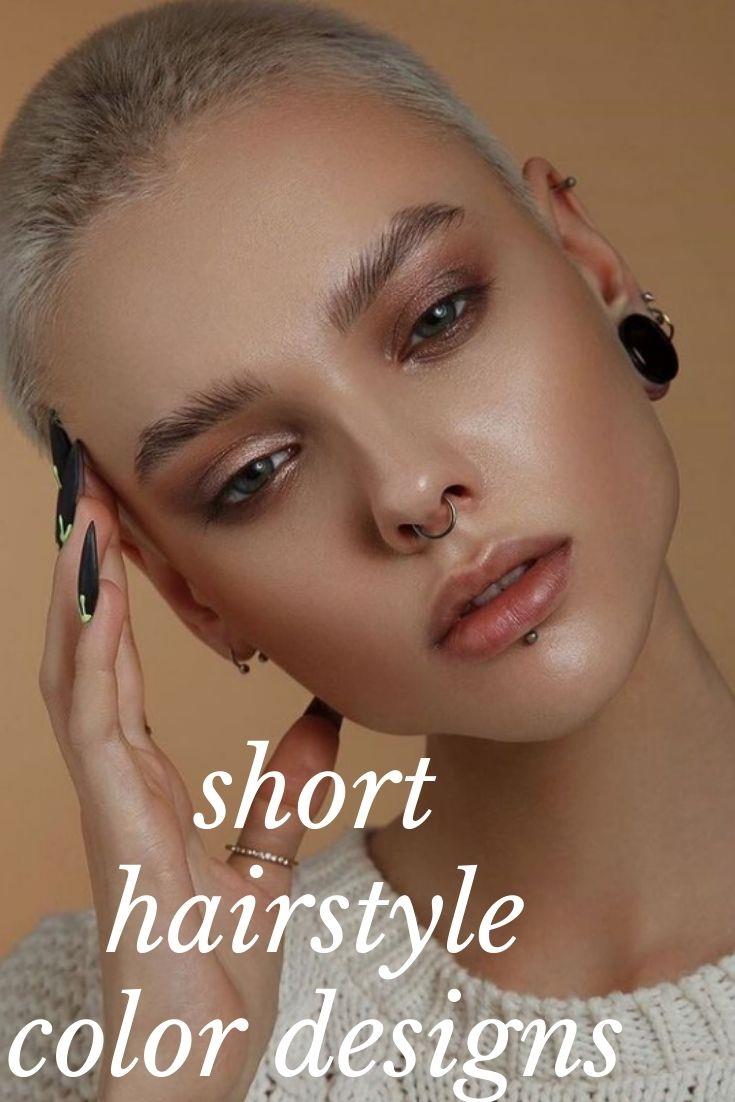 The 18 Best Color Designs For Short Hairstyle in summer 2021