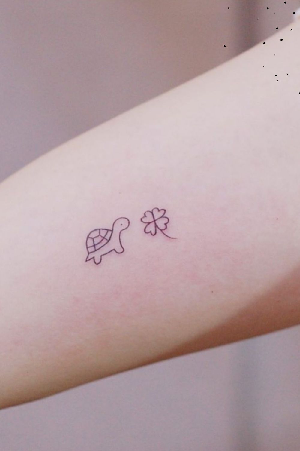 Tortoise tiny tattoo