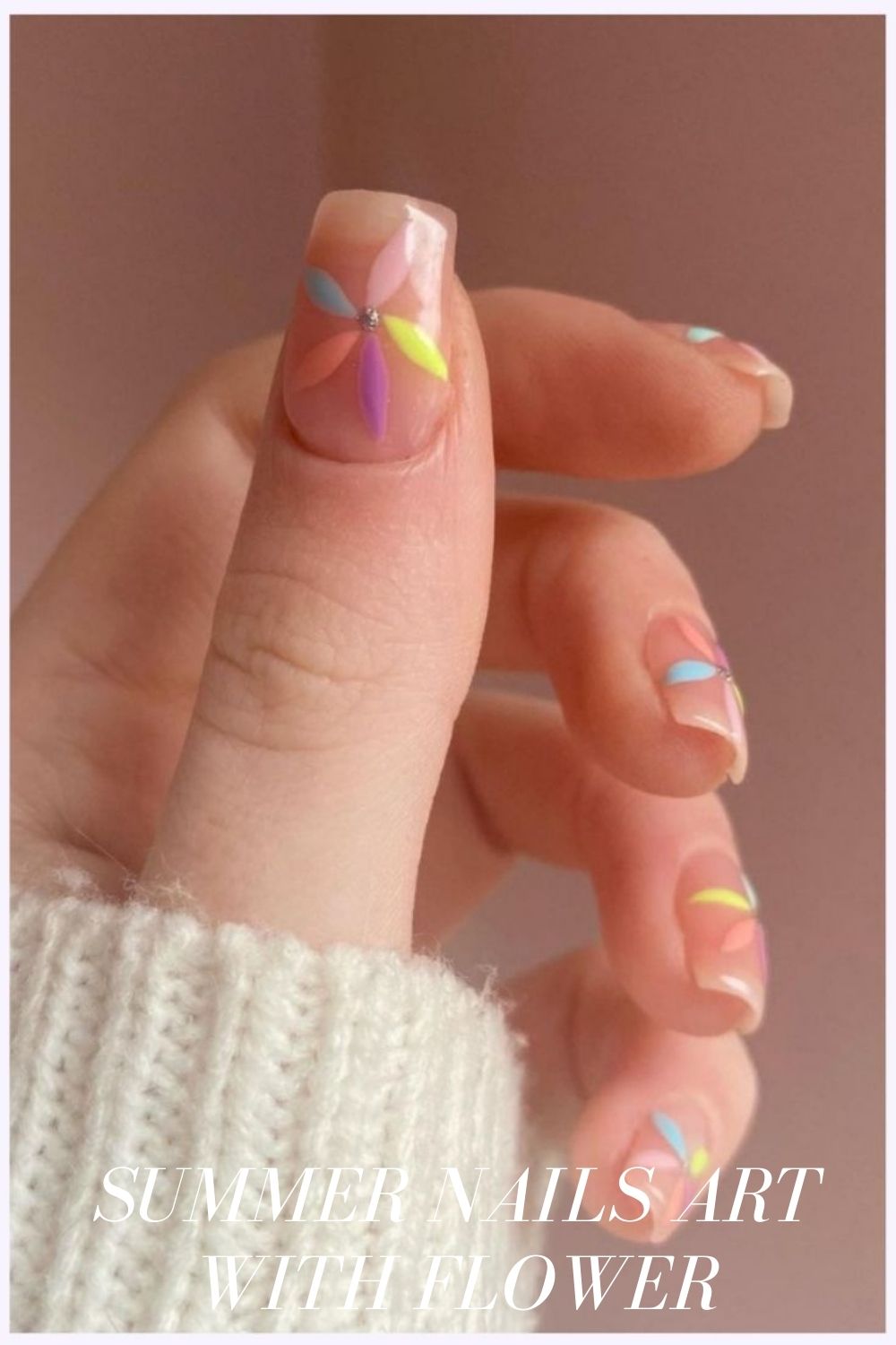Flower nail designs for this season