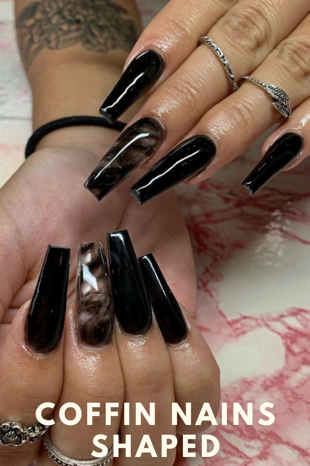 45 Aesthetic Coffin Nails Art Design You Must Try in the summer 2021