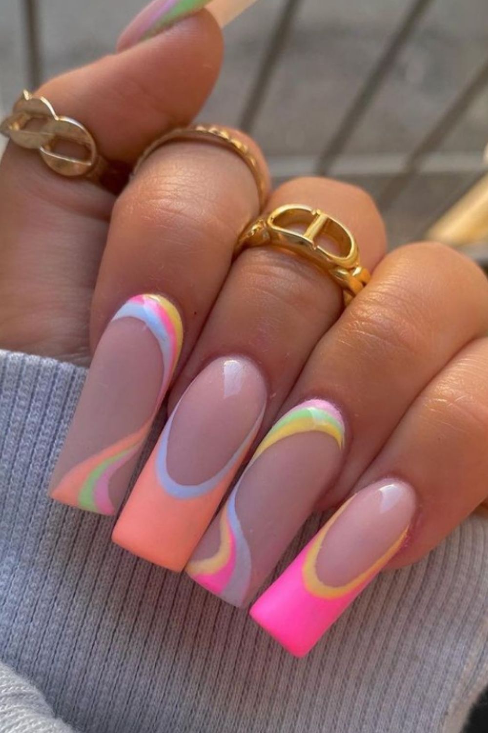 Pastel nails art designs