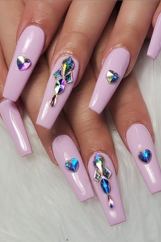 51 Crazy-Gorgeous Nail Ideas for Coffin-Shaped Nail Designs