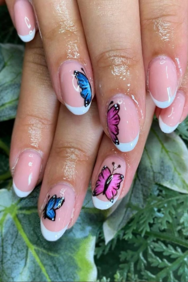 Acrylic Nails Summer 2021 Butterfly Nail Art Is The Trend Of The Year 