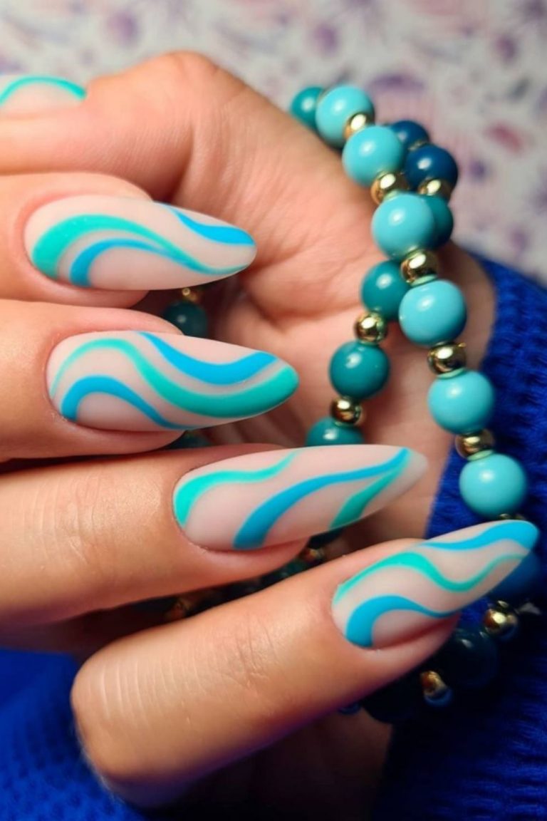 35 Cute Oval Nails Art Designs For Summer Nails 2021