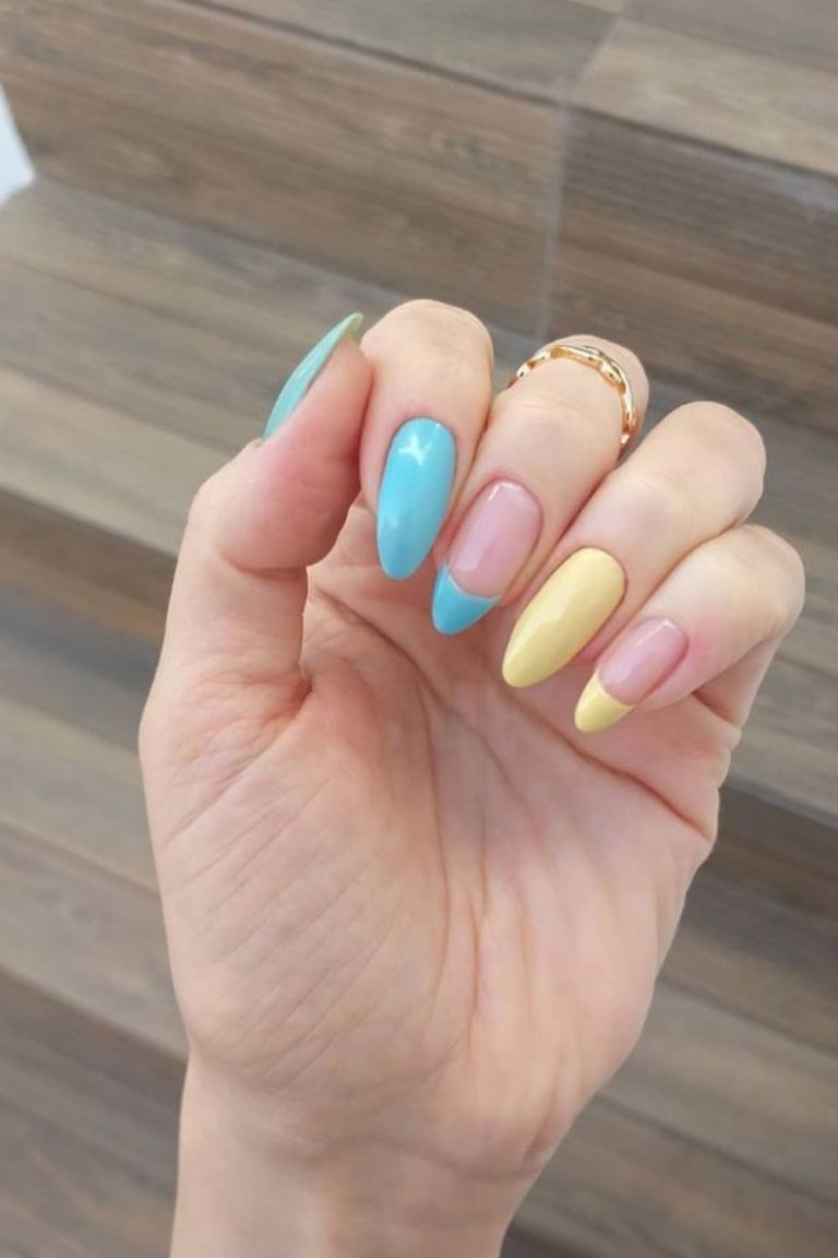 35 Cute Oval Nails Art Designs For Summer Nails 2021