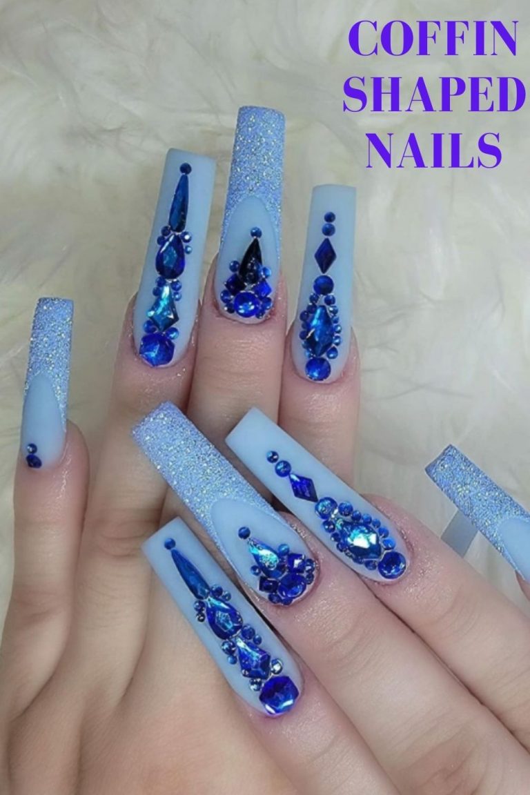 Coffin Nail Design Trends 2021 Ideas – Pretty Coffin Nail Art 2021