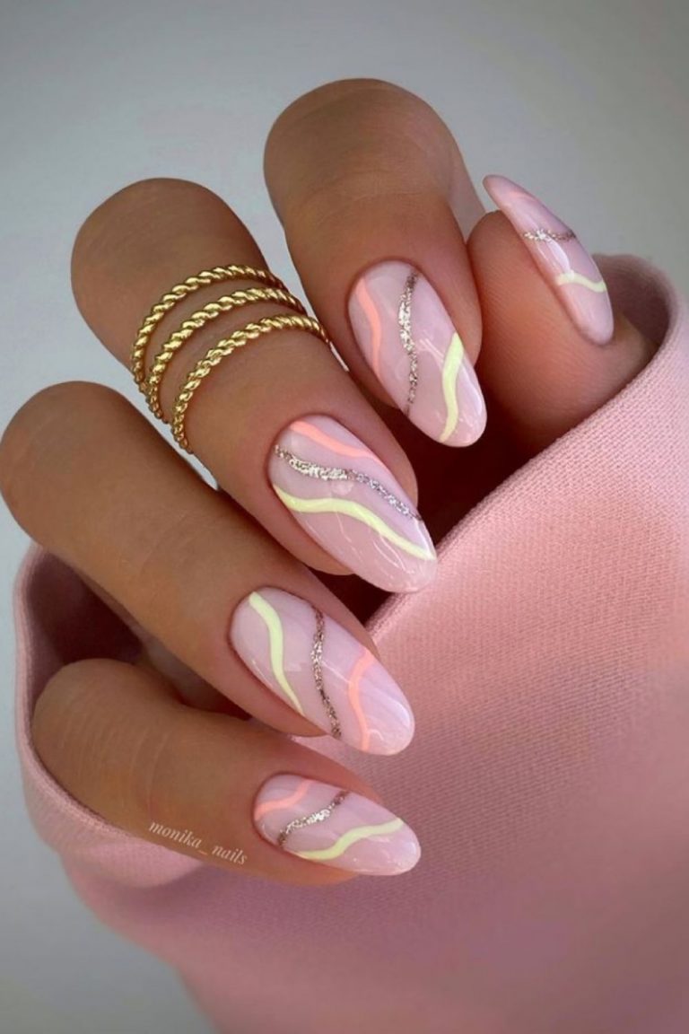 Trendy Summer Nails with Almond Hue