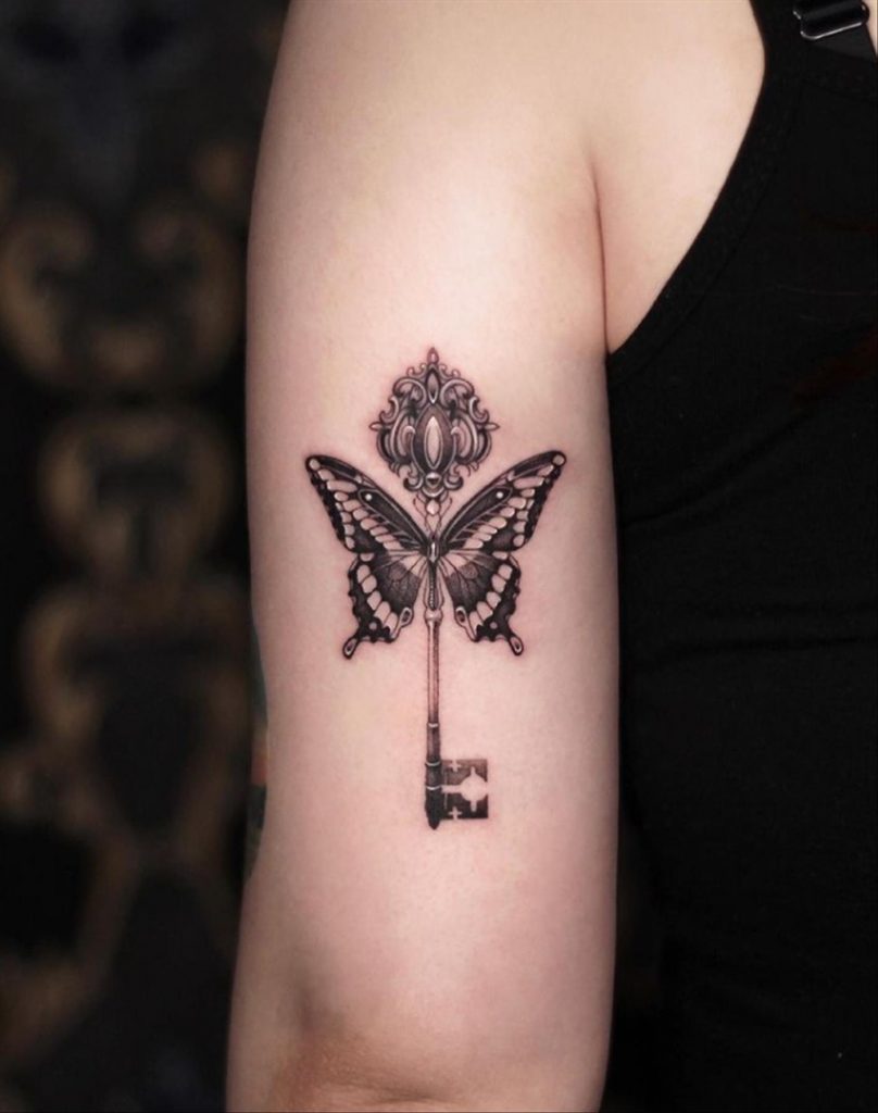 Elegant butterfly tattoo designs for girls first tattoo attempt