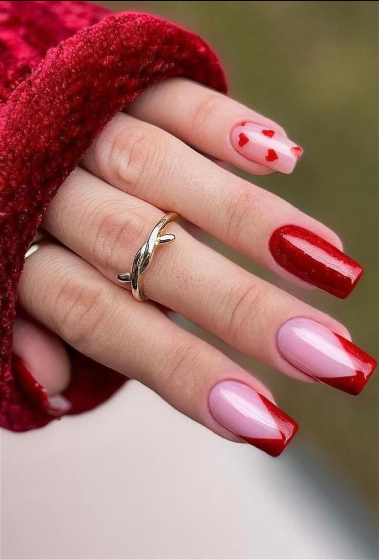 Cute Valentine's Day Acrylic Nails Art For 14th, Feb Nails