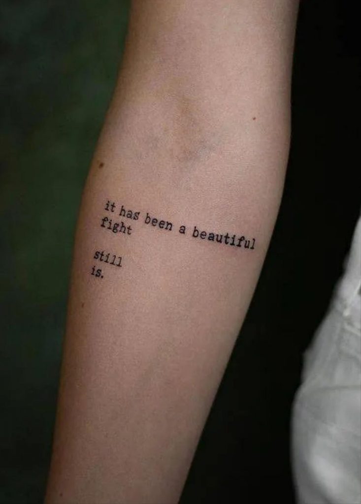 30 Meaningful and unique letter tattoo designs to be cool - Lilyart