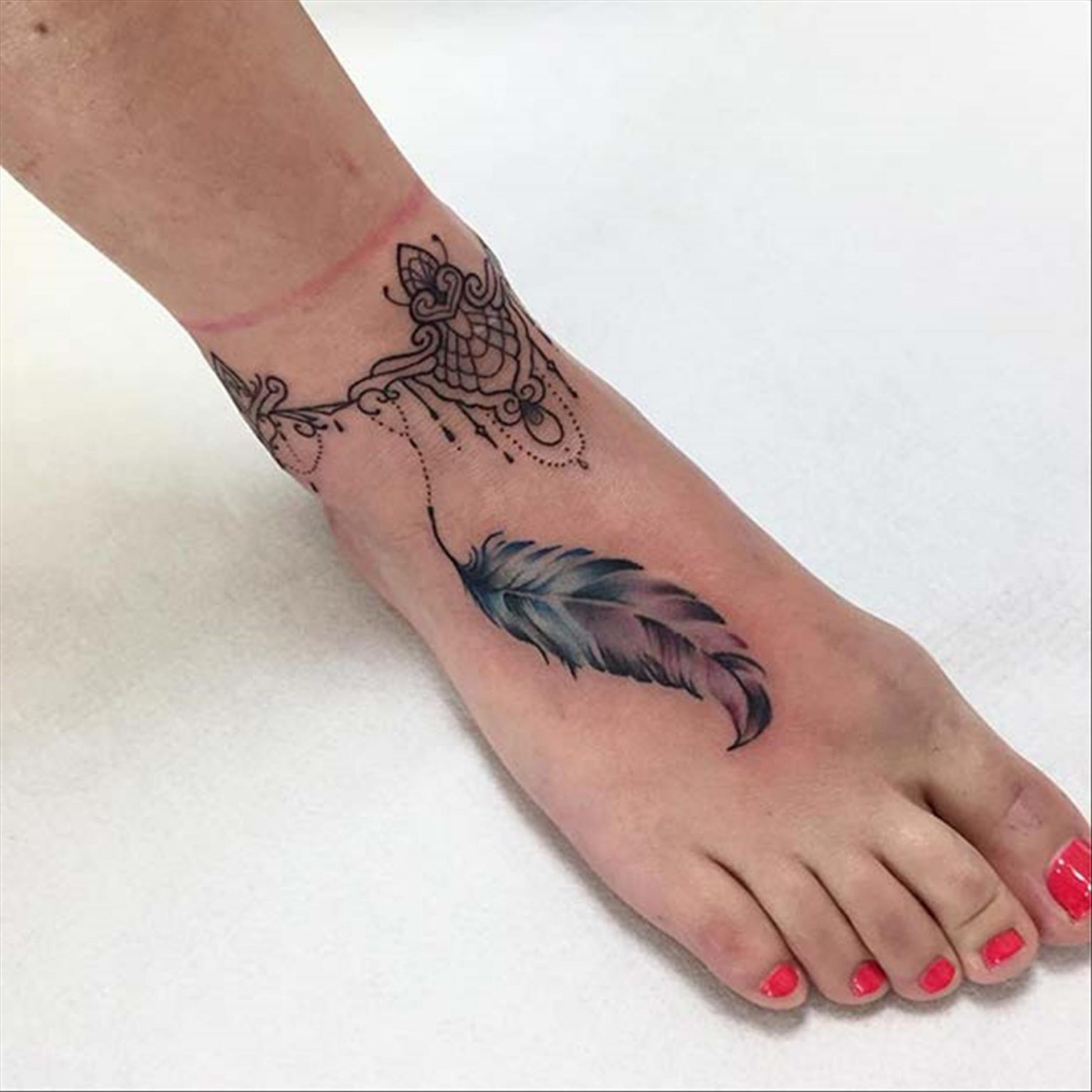 Top 35 Best Foot Tattoo designs for women - Lilyart