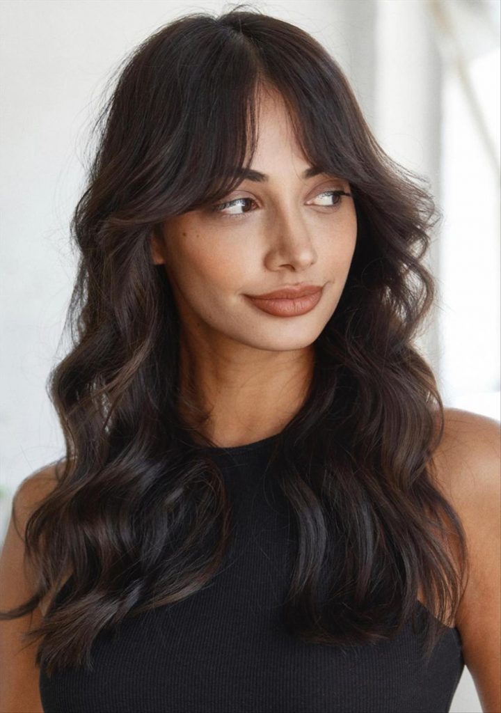 32 Stunning hairstyles with bangs and layers for cool girls - Lilyart