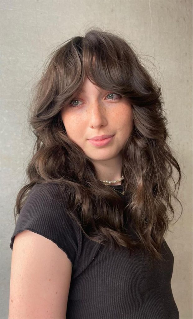 32 Stunning hairstyles with bangs and layers for cool girls - Lilyart