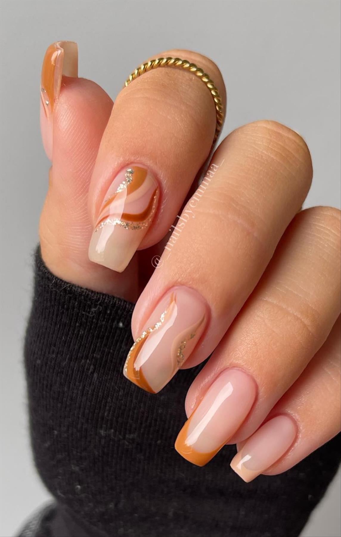 Beautiful short square nails for winter nail colors 2022