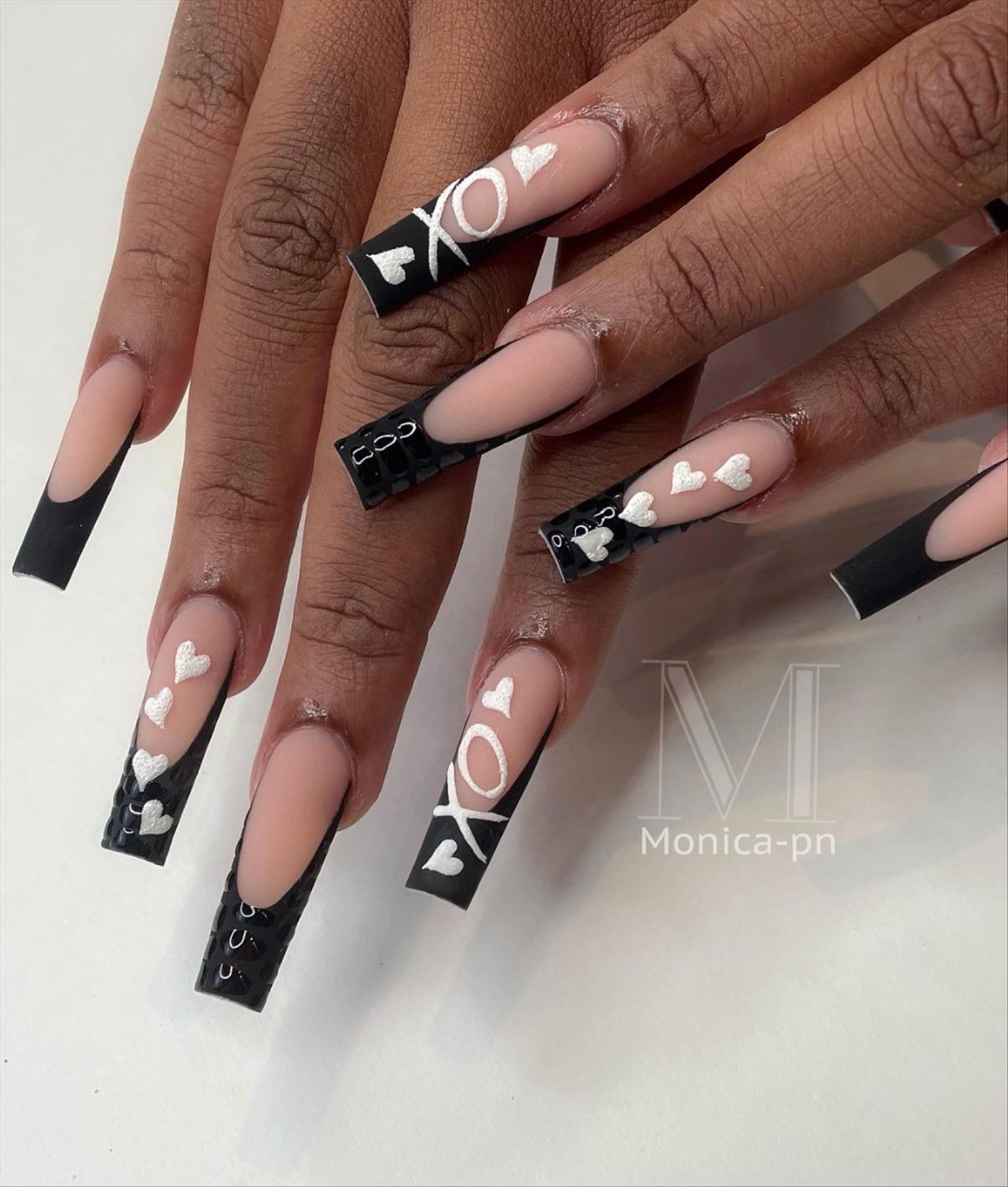 Top 26 Long Valentine's day nail designs for 2023